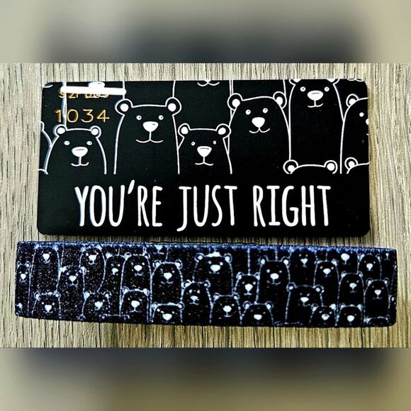 ZOX "YOU'RE JUST RIGHT" #1034 INTERACTIVE BEAR COLLECTIBLE WRISTBAND - Picture 1 of 4